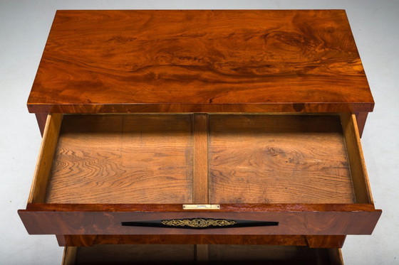 Image 1 of Vroeg 19e-eeuwse Biedermeier mahoniehouten commodes, jaren 1830