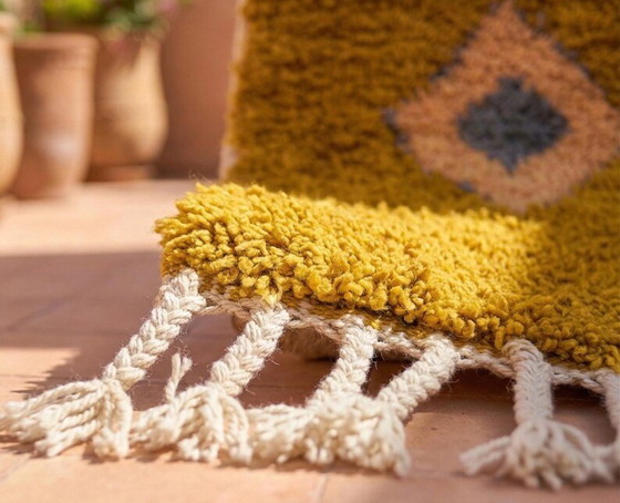 Zeldzaam handgemaakt Berber wollen tapijt 200/260 cm – Vloerkleden en tapijten, Wool (photo 7 of 9)