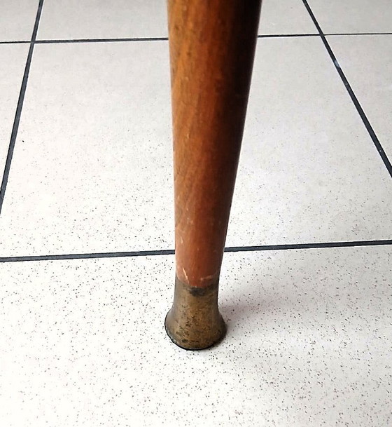 Image 1 of Mesa plegable de mediados de siglo - teca - Bélgica