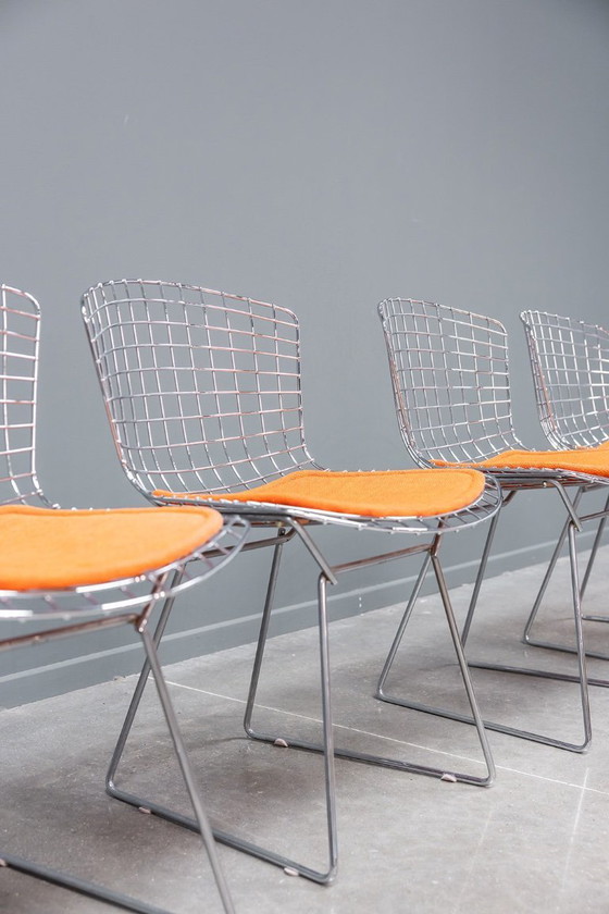 Image 1 of Bertoia bijzettafelstoel, 4x