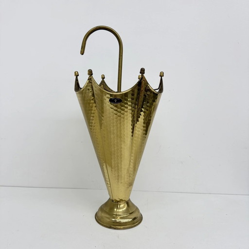 Paragüero de latón diseño Mid-century, años 70