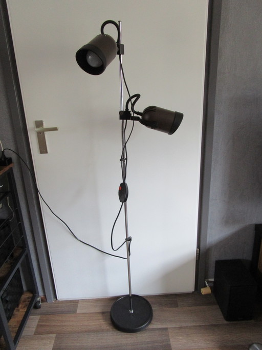 Super nice 70s,floor lamp with 2 spots