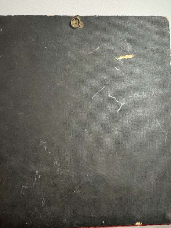 Image 1 of Dipinto di scena pastorale su porcellana, XIX secolo