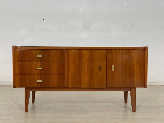 Image 1 of Mid century chest of drawers sideboard lowboard vintage