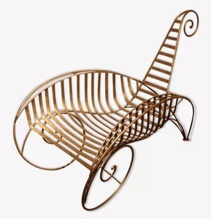 Design Chair Spin Barok Fauteuil Zetel Stoel Naar André Dubreuil