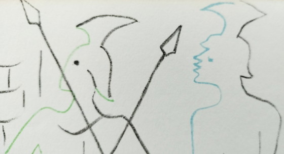 A Touch of Parisian Magic – Three Elegant French Lithographs, 1950-1960 – Lithographs & prints, Paper (photo 11 of 20)