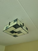 Plafón Tiffany Mondriaan