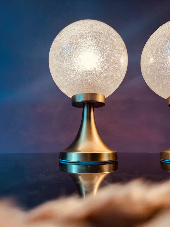 Image 1 of Juego de 2 luces de noche Leuchten de mediados de siglo