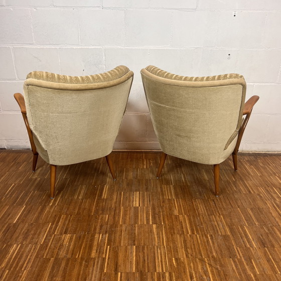 Image 1 of Set van 2 Vintage Cocktail Club Stoelen, jaren 1960