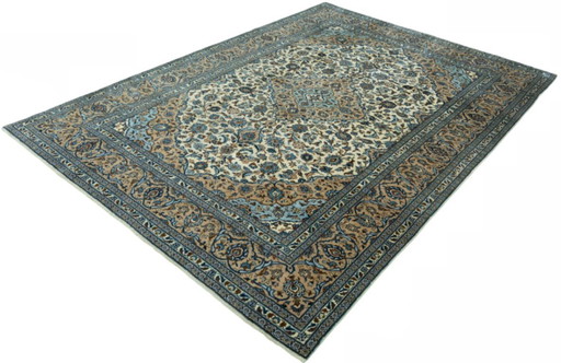 Hand-knotted Persian carpet - Kashan cork 350 x 250 cm