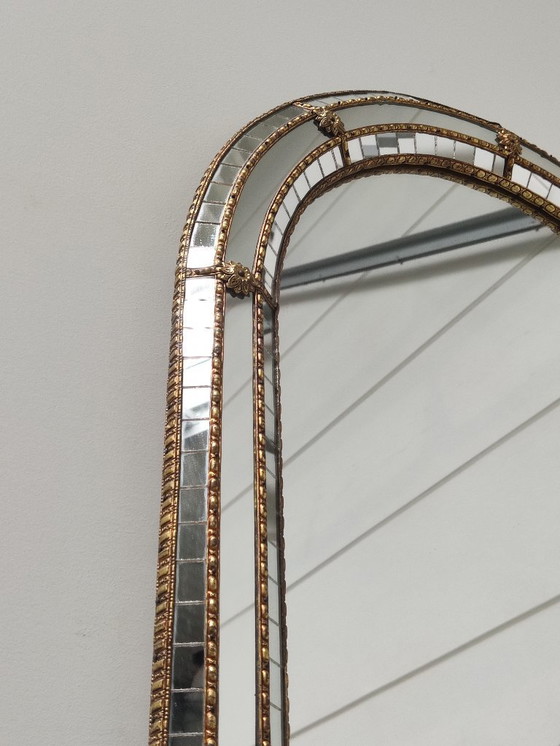 Image 1 of Venetian mirror VRP Espejos Artesanía - Spain ca. 1980 - Craft & Hollywood Regency