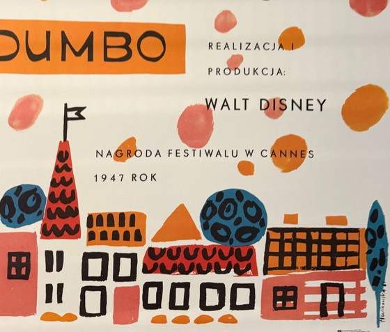 Image 1 of A. Huskowska, Dumbo 1961, Ristampa ufficiale in edizione limitata