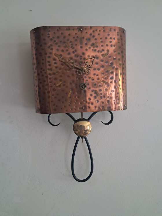 Image 1 of Small copper clock