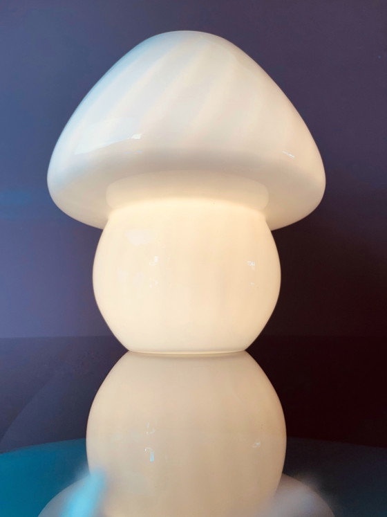 Image 1 of Peill & Putzler swirl mushroom table lamp