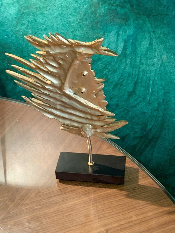 Criniere di Leone - Bronzo/Metallo Oro Fine - Philippe Cheverny (1970) – Sculture, Ottone (photo 7 of 15)
