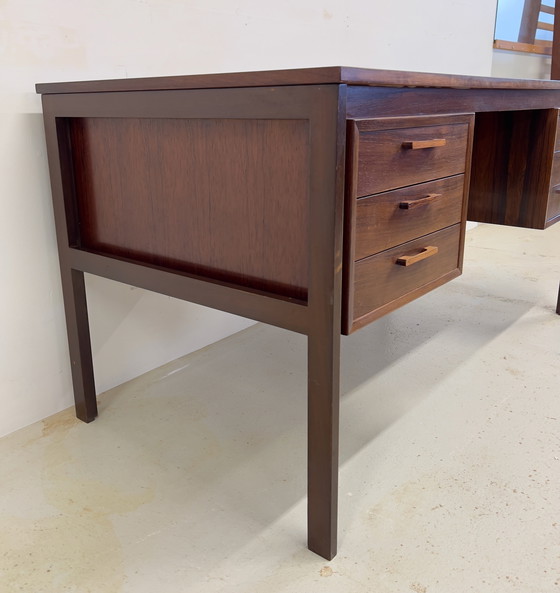 Image 1 of Bureau en bois de rose par Kai Kristiansen pour FM Møbler