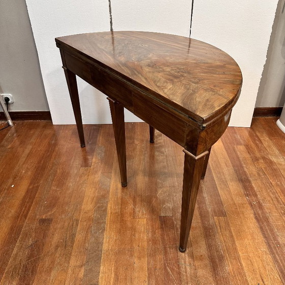 Image 1 of Gaming table, mahogany wood, Directory, circa 1800 – France