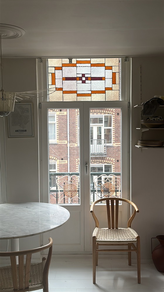 Image 1 of Ronde marmeren eettafel 110cm