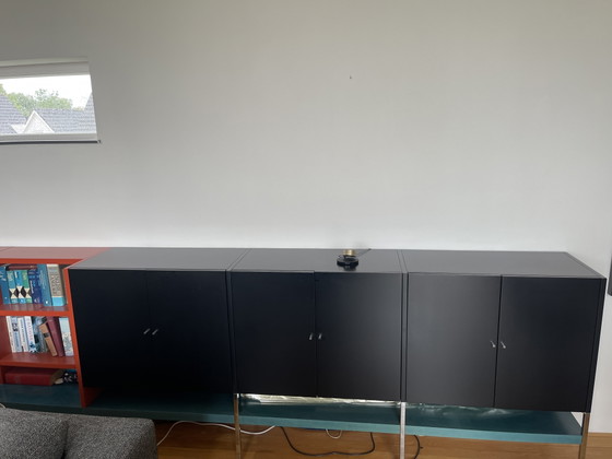 Mobile a parete angolare di design lungo stile Castelijn – Armadi a muro, Metal, Wood (photo 9 of 11)