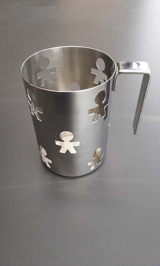Alessi bottle holder , Italy, stainless steel 18/10 , very good