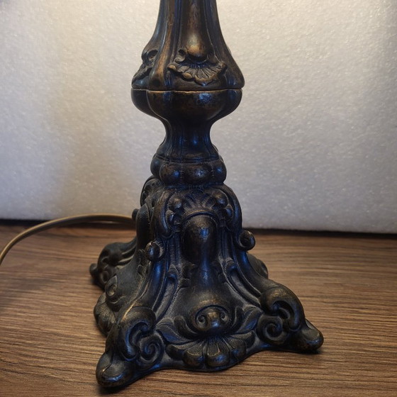 Stained Glass Art Deco Style Tyffany Table Lamp – Tiffany (photo 11 of 13)