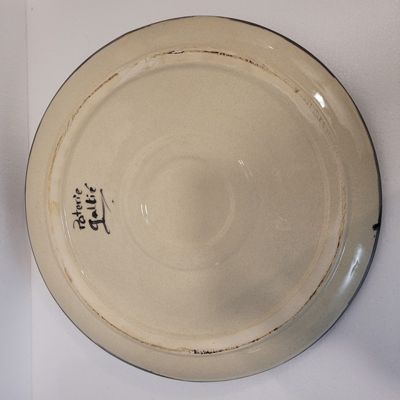 Image 1 of Bandeja de Cerámica con Motivos Florales, Poterie Galtié, 80’s – Francia