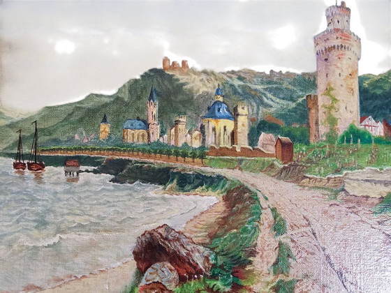 Image 1 of P.F. van Lieshout – Öl auf Leinwand – 2. Hälfte des 20. Jahrhunderts