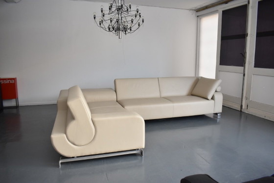 Neuwertige Exklusive Leolux Design Lounge Eckbank – Modulare Sofas, Leather, Metal (photo 7 of 15)