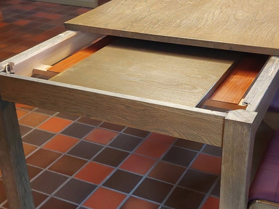 Image 1 of Complete Dining Room Set with Buffet Cabinet, Bar Cabinet, Extendable Table, and Set of Chairs Casala Cantilever