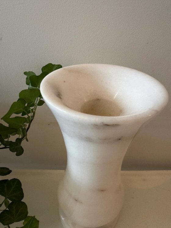 Vaso in onice marmorizzato grigio e bianco – Vasi, Vintage (photo 2 of 4)