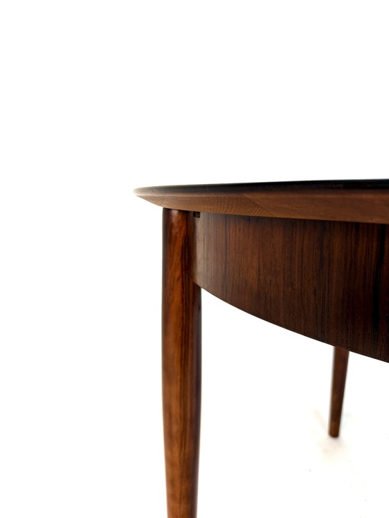 Image 1 of Vintage extendable Pallisander dining table, Lübke '60