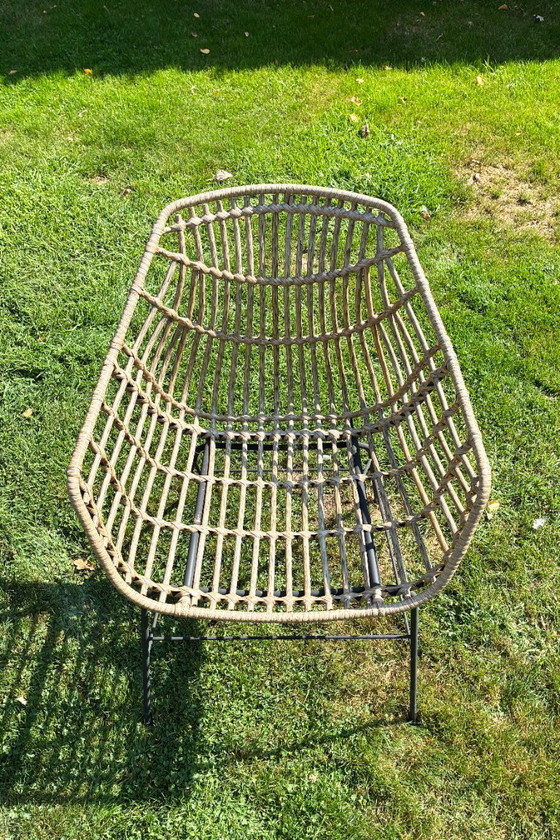 2x Tuin Stoel – Tuinstoelen, Rattan (photo 6 of 7)