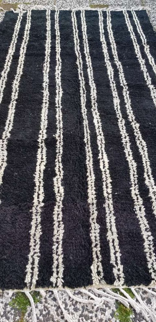 Handgeknüpfter Berberteppich aus Wolle, 267 x 147 cm