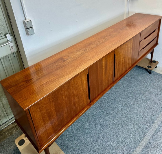 Vintage XL Dressoir Fredericia Teak Deens Design Jaren 70, Hout, Bruin (foto 9 van 15)