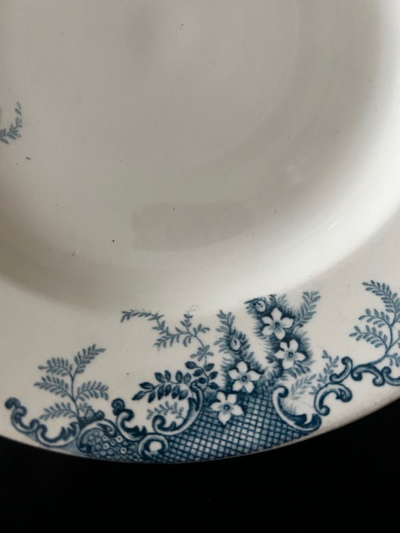 Image 1 of 13 Louis Graves Terre de Fer Cyclamen Soup Plates