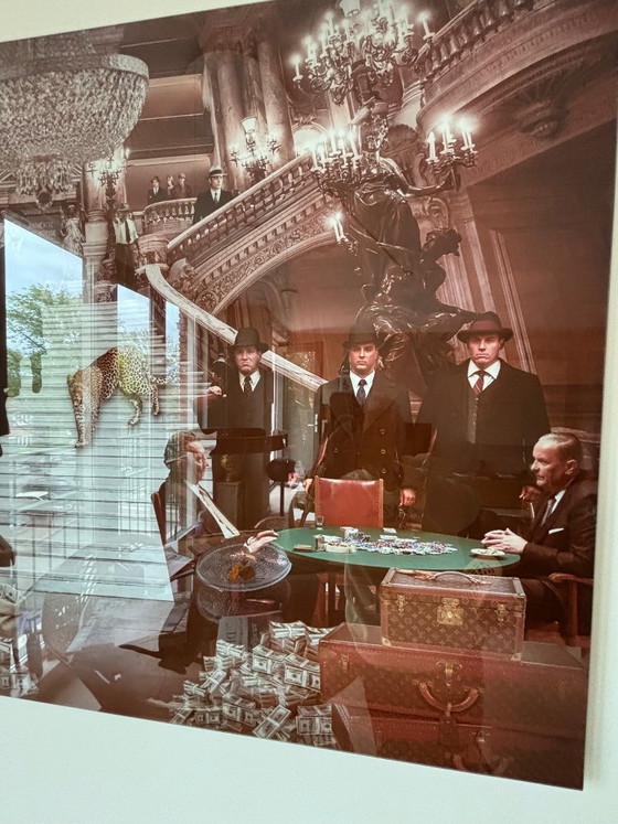 Image 1 of Pittura su vetro Art Déco GANGSTER