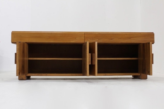 Credenza italiana vintage anni '60, Credenze, Legno, Marrone, Mid Century Modern (foto 7 di 11)