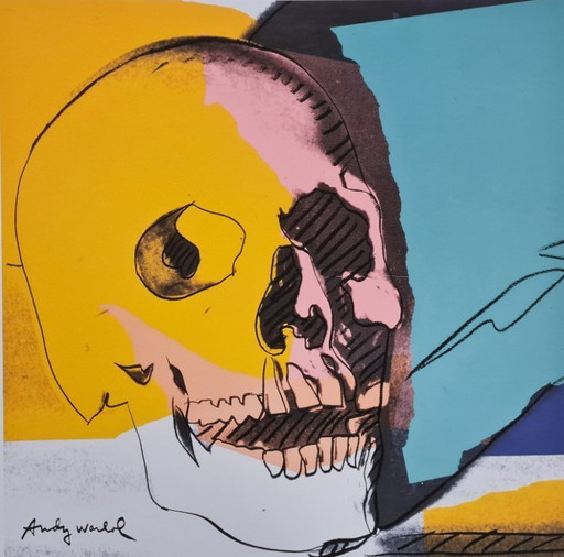 D'après Andy Warhol, Teschio, années 1980, lithographie