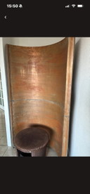 Unique copper wall screen