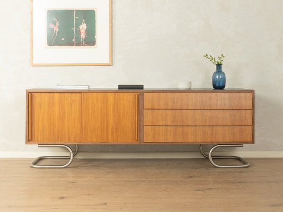 1960s Mid-Century Sideboard, Wood, Black (photo 2 of 9)