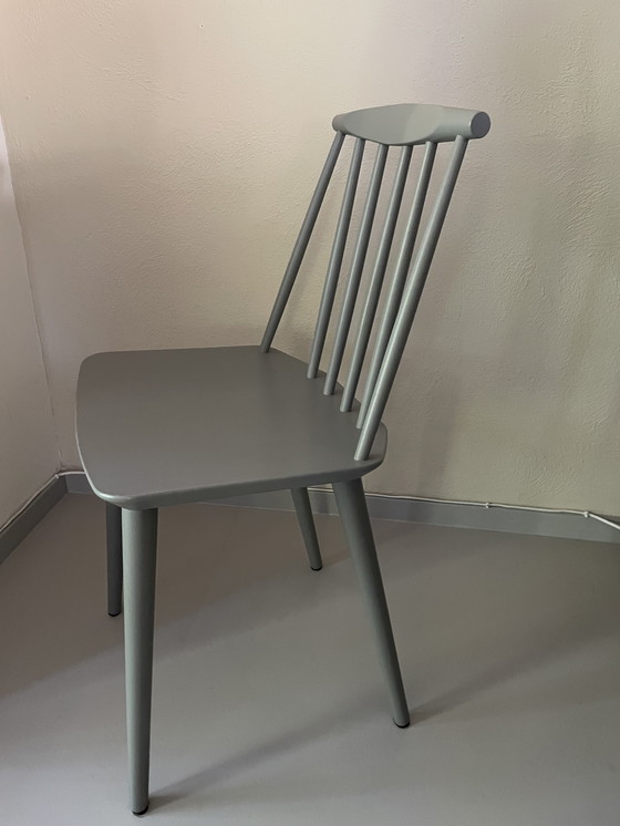 Image 1 of Hay chairs matte gray-blue in good condition price is each