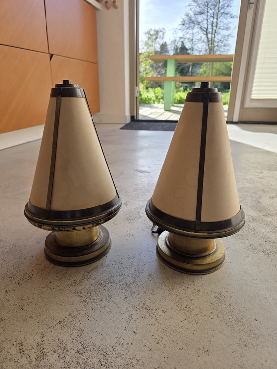 Image 1 of Hollywood Regency lamps