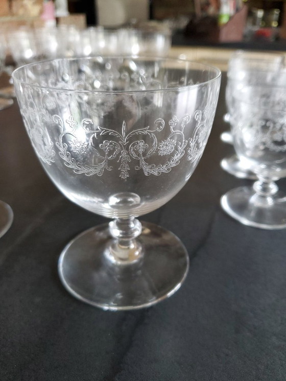 Image 1 of Baccarat - Servizio di bicchieri in cristallo - Modello Camilla (rif. 4050)