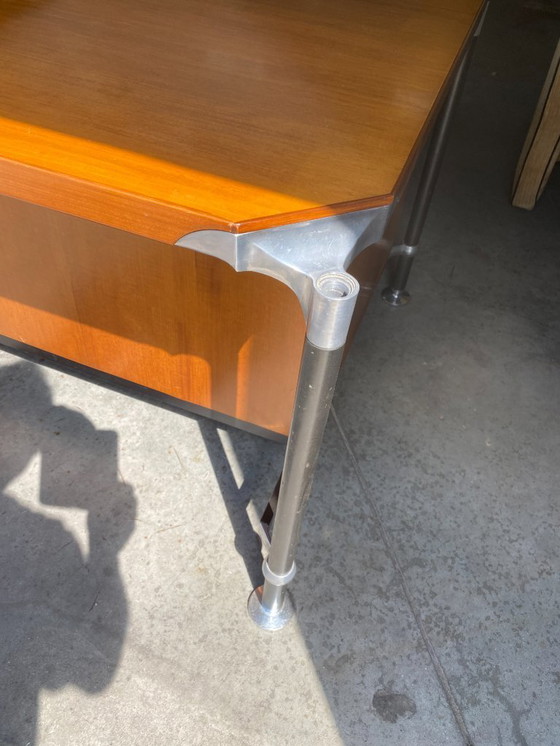 Image 1 of Desk with file cabinet and photo brochure MIM