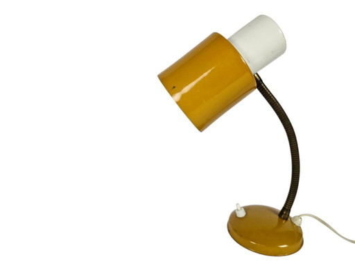 Hala Zeist - diseño de H. Busquet - lámpara de mesa - amarillo ocre - Zeist - años 60