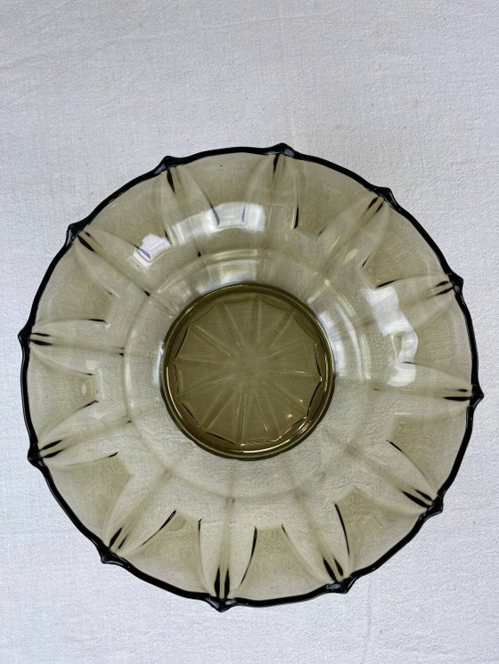 Insalatiera Art Déco in vetro fumé – Ciotole, Crystal, Glass, Art Deco (photo 7 of 10)