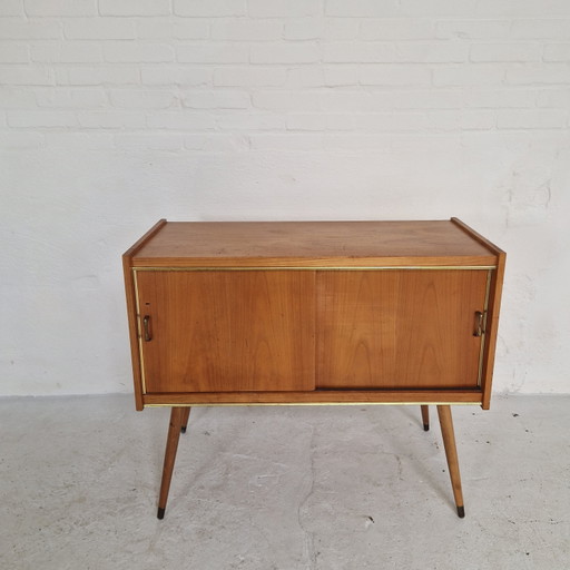 Mid Century TV Cabinet – tv meubelen, Metal, Wood