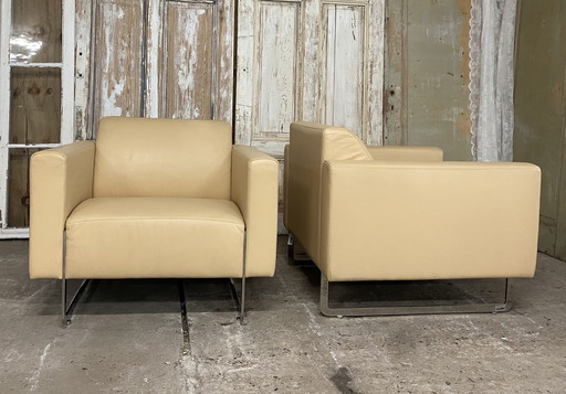 Sillones Mare Artifort (4x) - Clásicos del diseño. Piel.