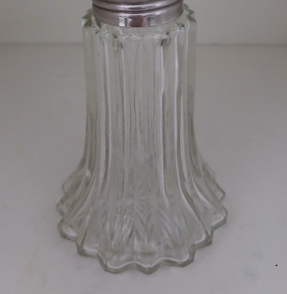 Spargizucchero antico in vetro argentato – Accessori da tavola, Glass, Silver (photo 4 of 5)