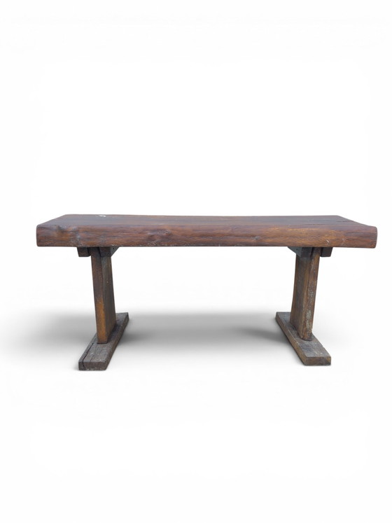 Image 1 of Primitive french console table
